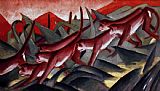 Franz Marc Wall Art - Affenfries